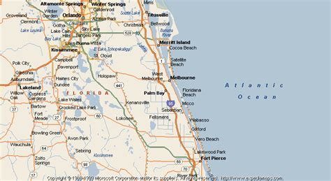 MAP Map Of Palm Bay Florida